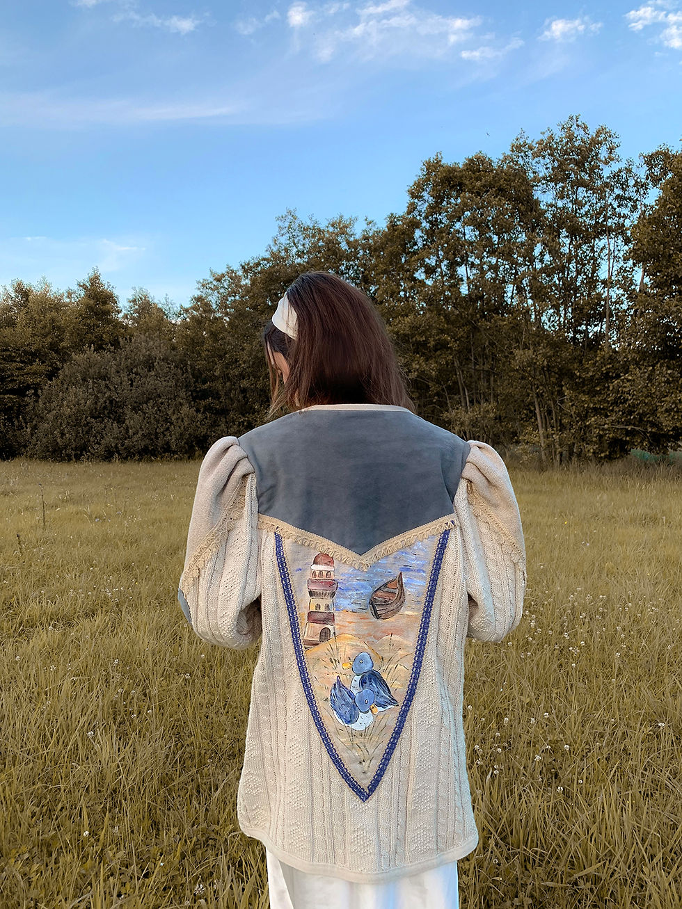 Thumbnail: Vintage hand-painted