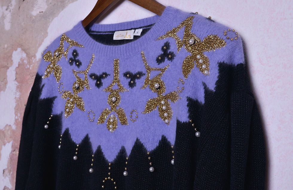 Thumbnail: Violet angora sweater