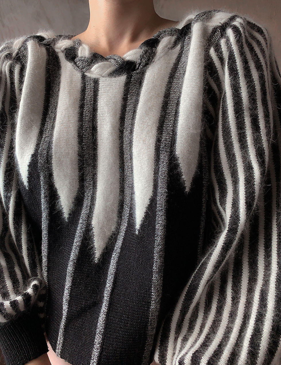 Thumbnail: puff angora sweater
