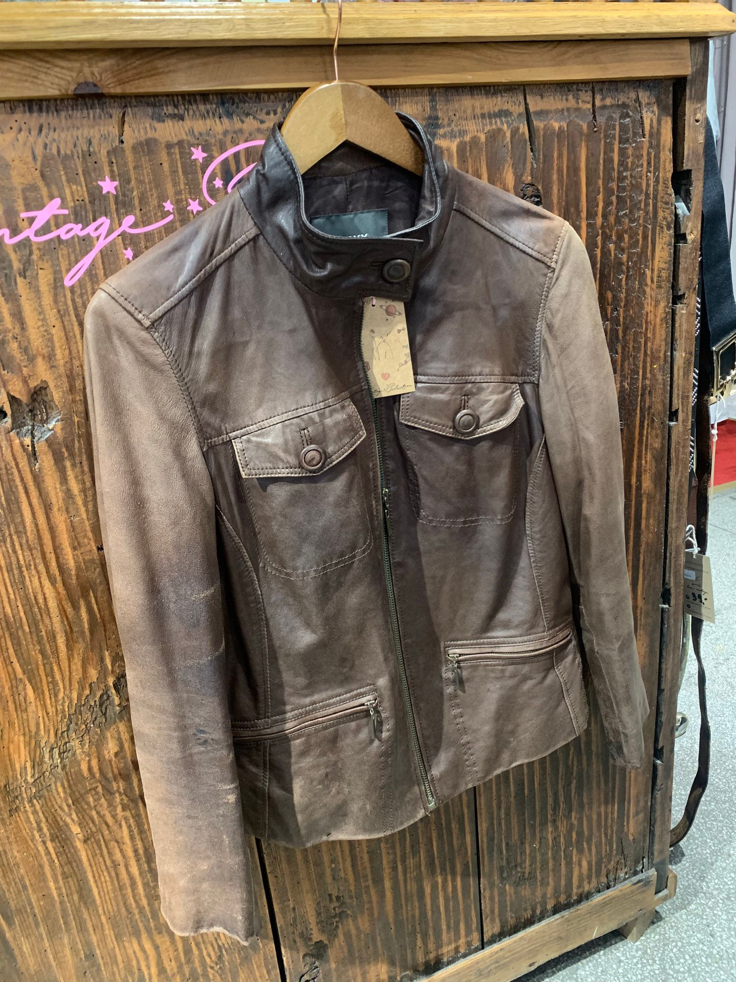 Leather - brown sand S