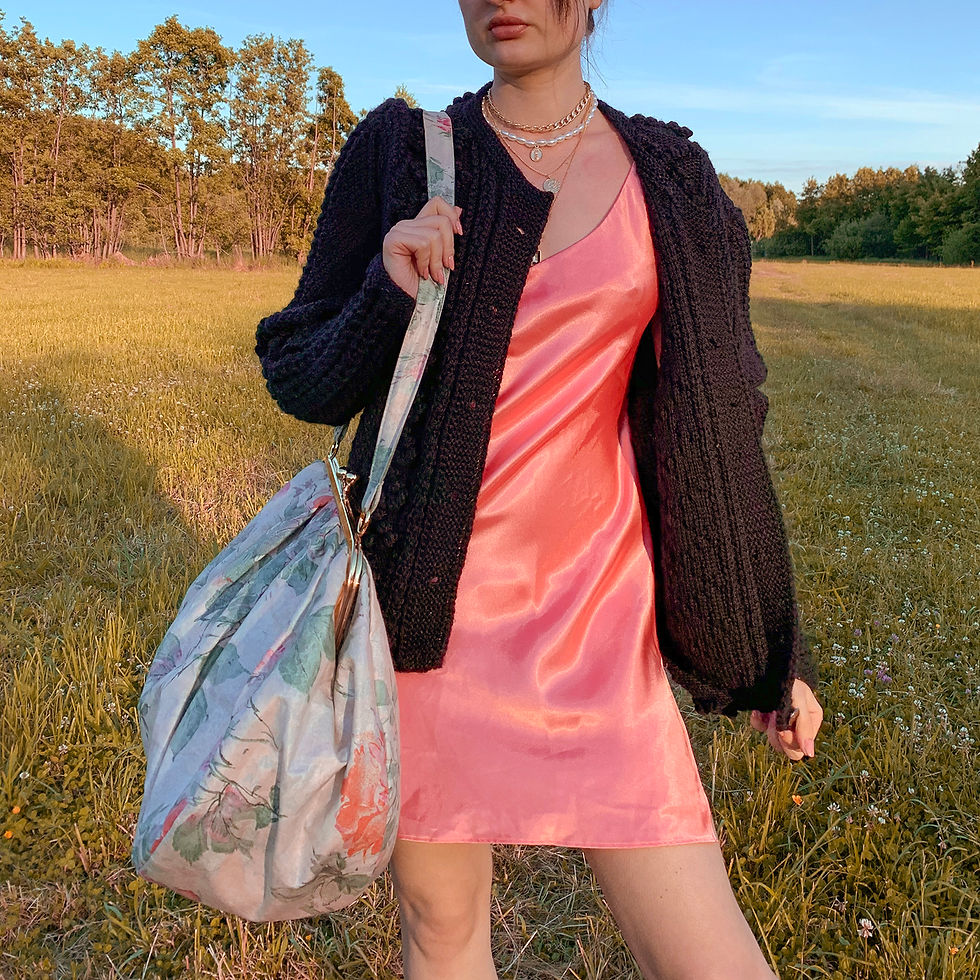 Thumbnail: Pink satin Victoria's
