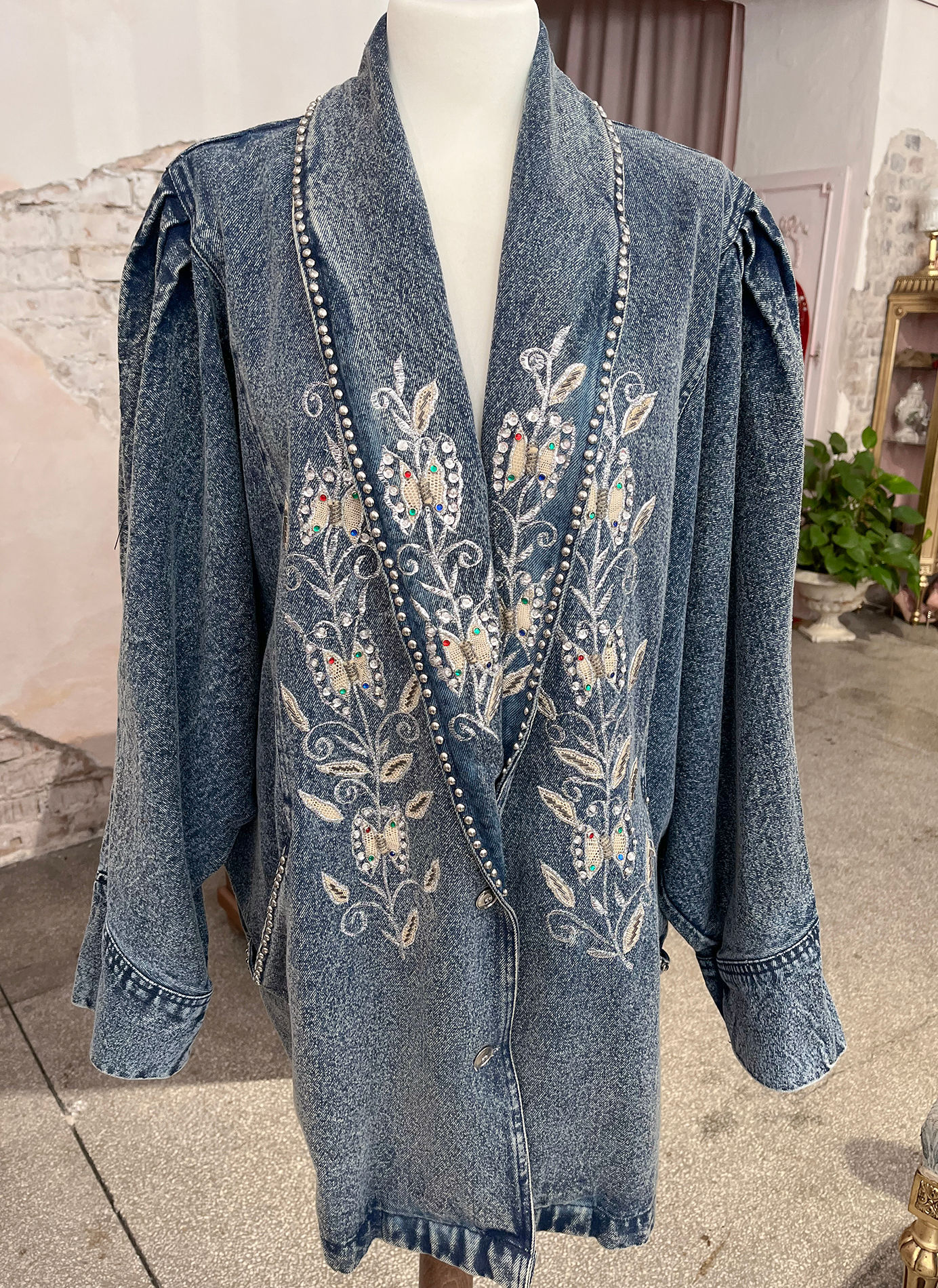 Denim coat L
