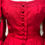 Thumbnail: Red silk - dress M/L