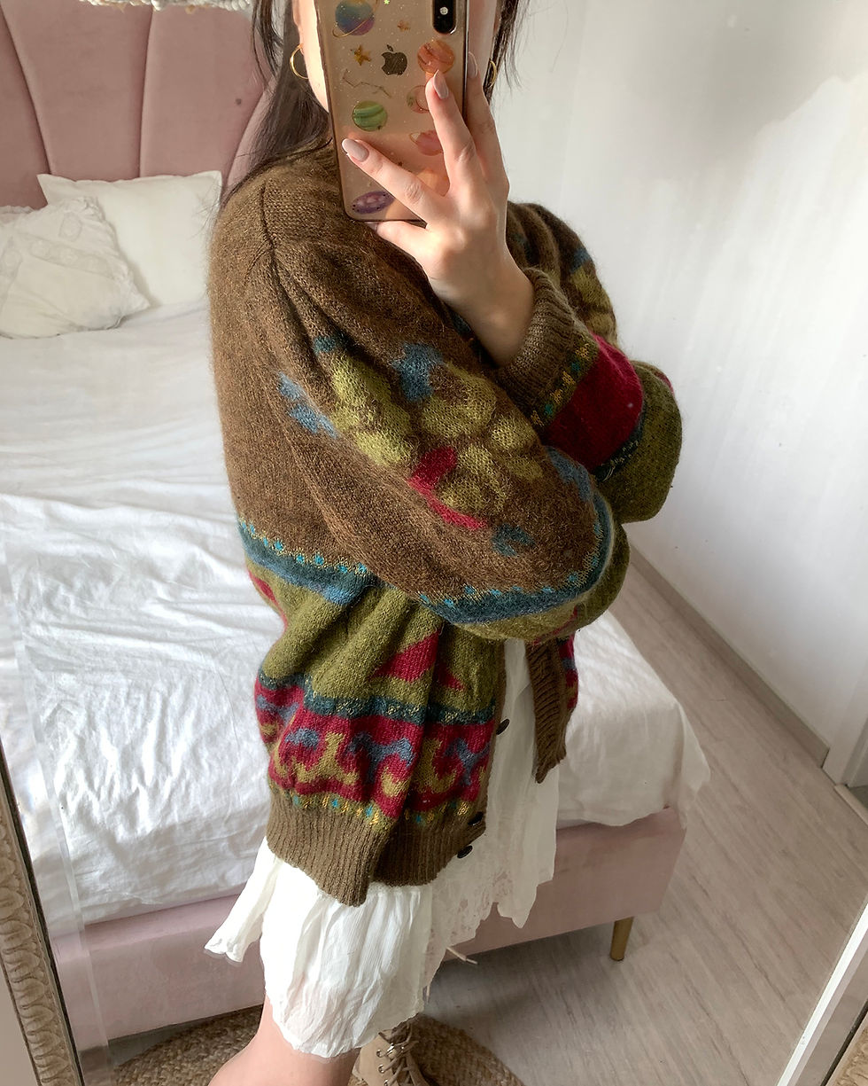 Thumbnail: Vintage mohair - autumn