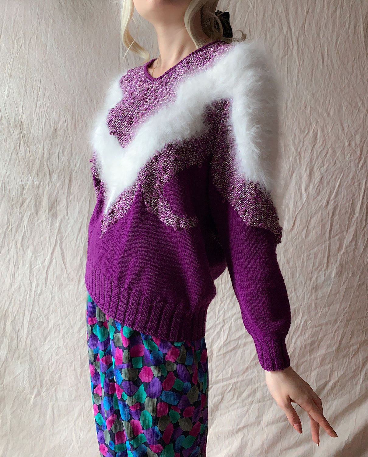 Violet unique handmade