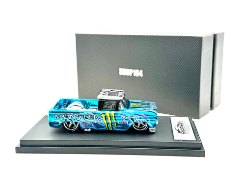 Blue Monster Zebra Custom Hot Wheels - Click for Multiple Casting