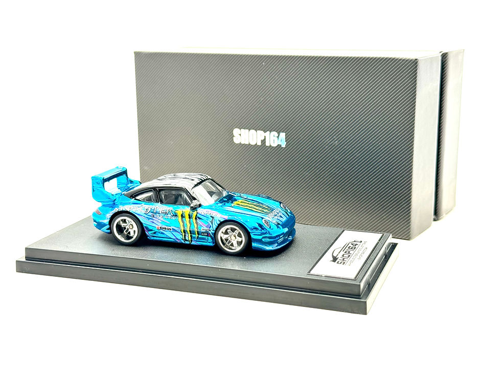 Thumbnail: Blue Monster Zebra Custom Hot Wheels - Click for Multiple Casting Options 