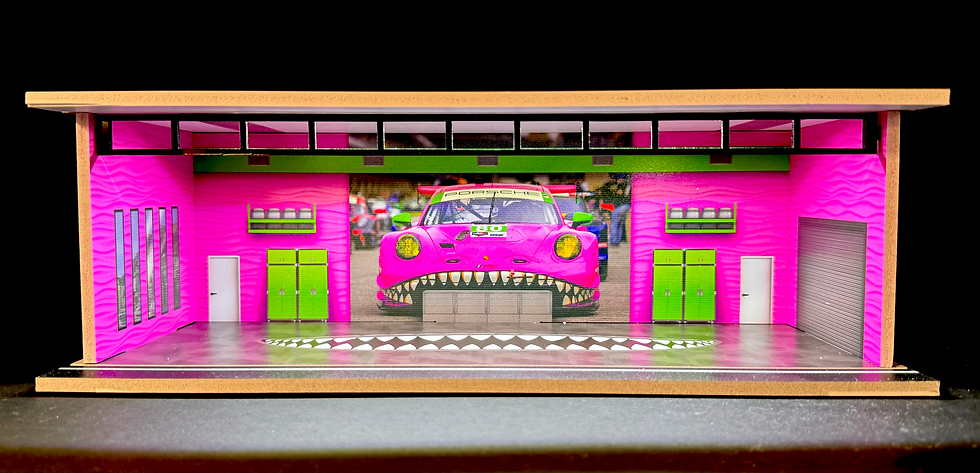 Thumbnail: Rexy + Roxy V2 Porsche Combo Themed LED Diroama Display