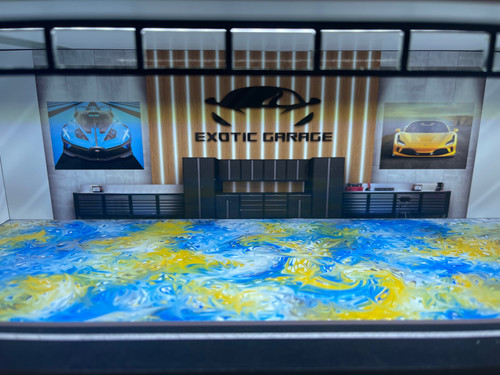 Exotic Garage Theme LED Diorama Display | Shop 164