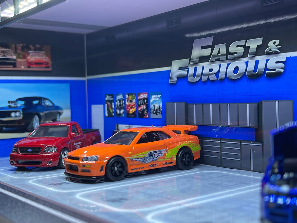Thumbnail: Fast & Furious Garage Theme LED Diorama Display