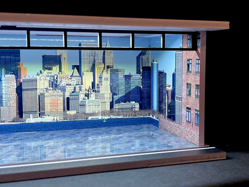Thumbnail: New York Skyline Scenic Overlook Theme LED Diorama Display