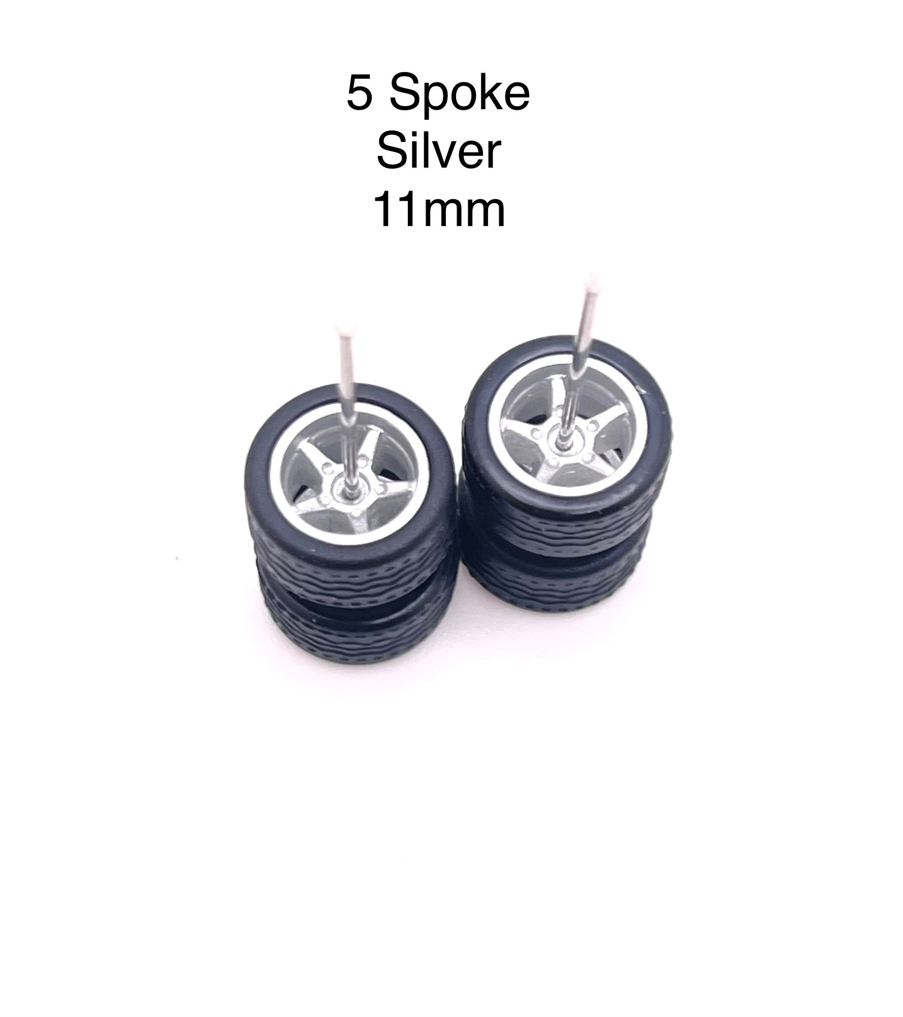 5 Spoke Silver 11mm / 11mm 