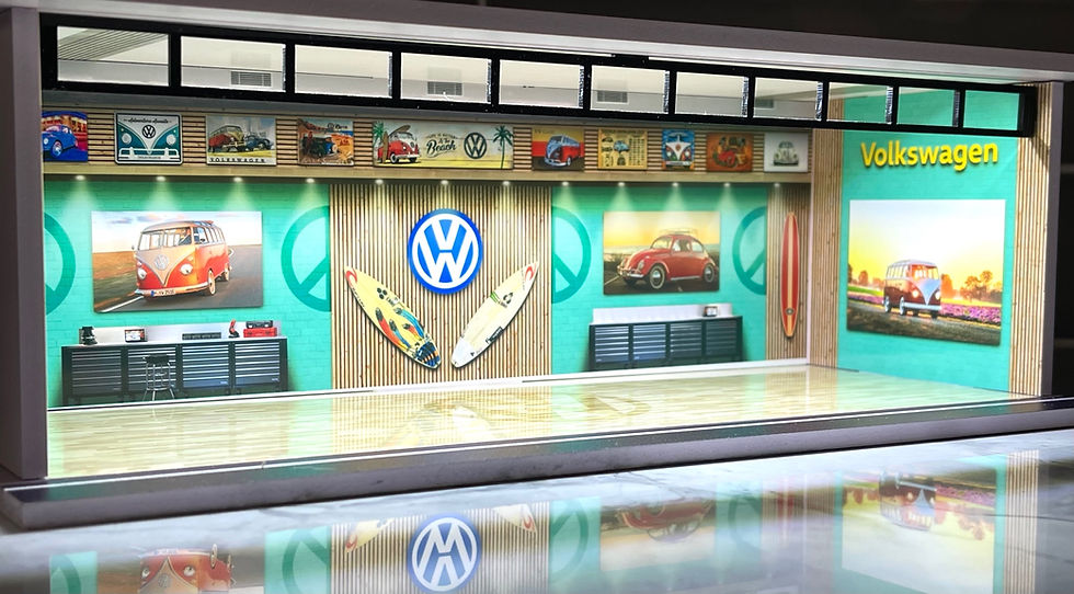 Thumbnail: Volkswagen Classic Interior Garage Theme LED Display