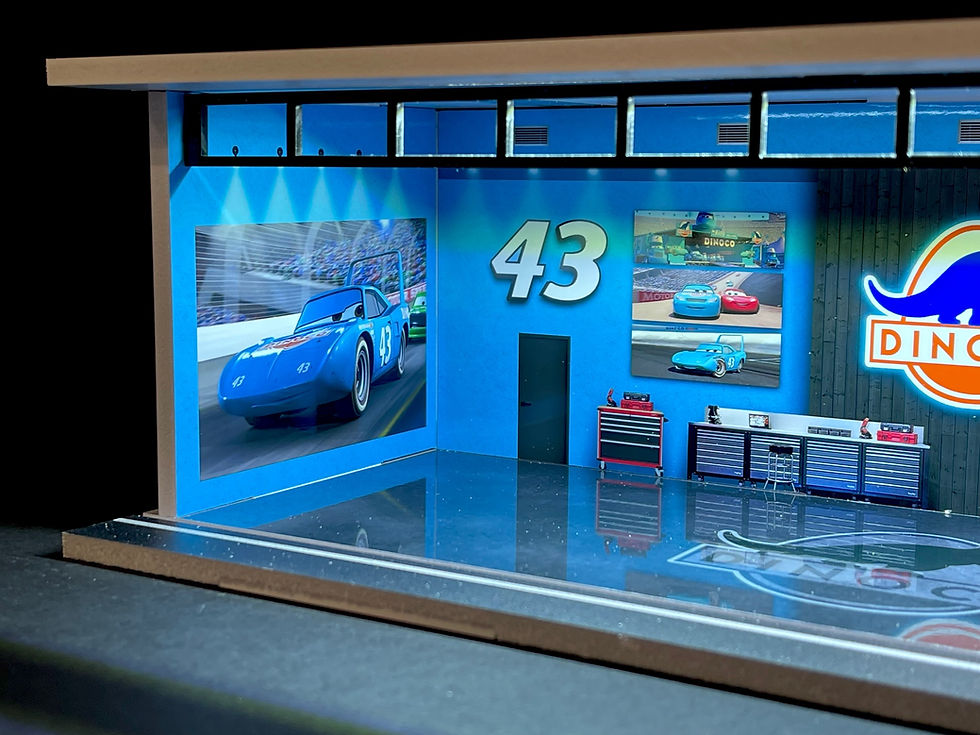 Thumbnail: Dinoco Cars Theme LED Diorama Display