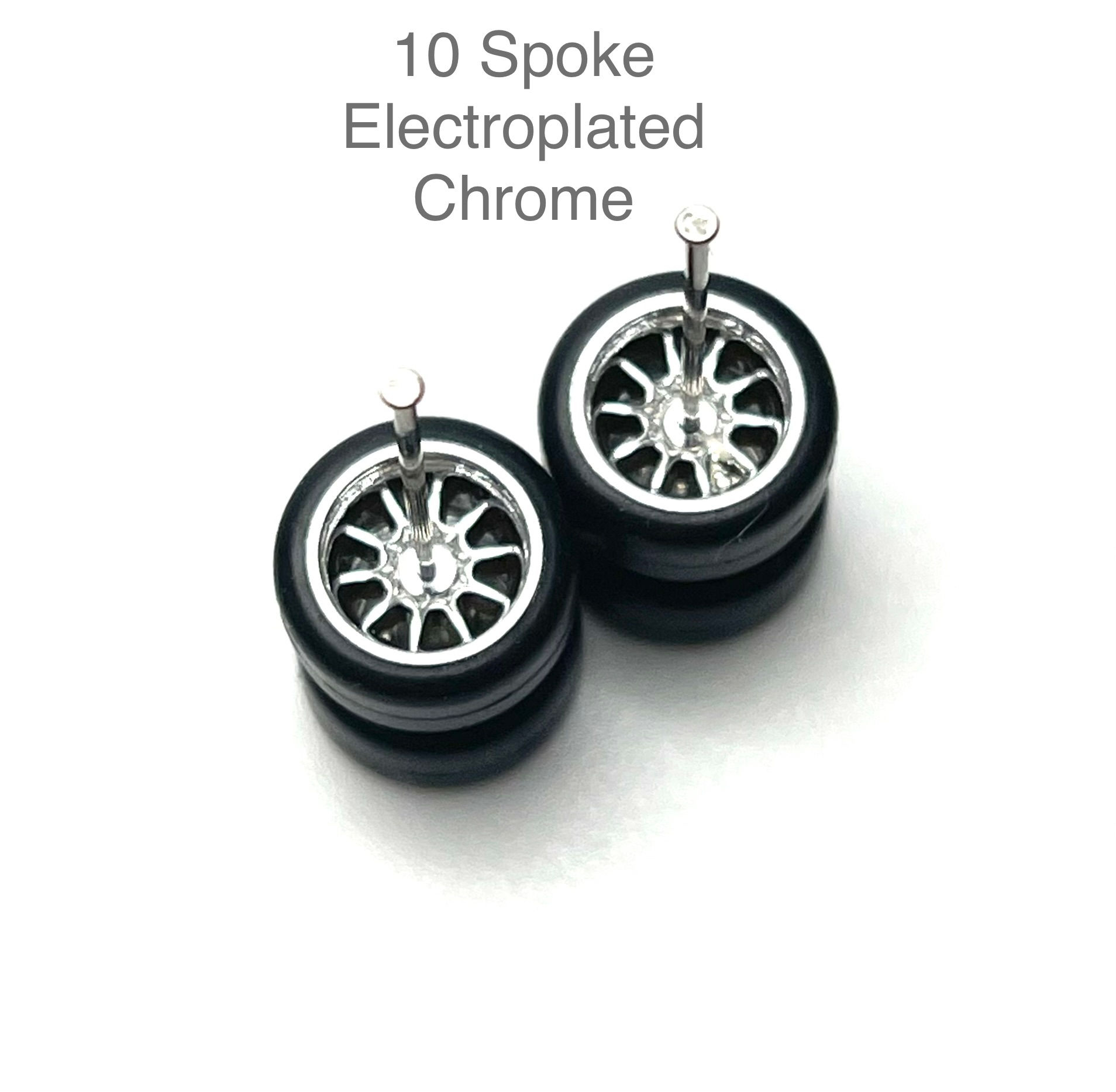 10 Spoke Chrome Electroplated 11mm / 11mm 