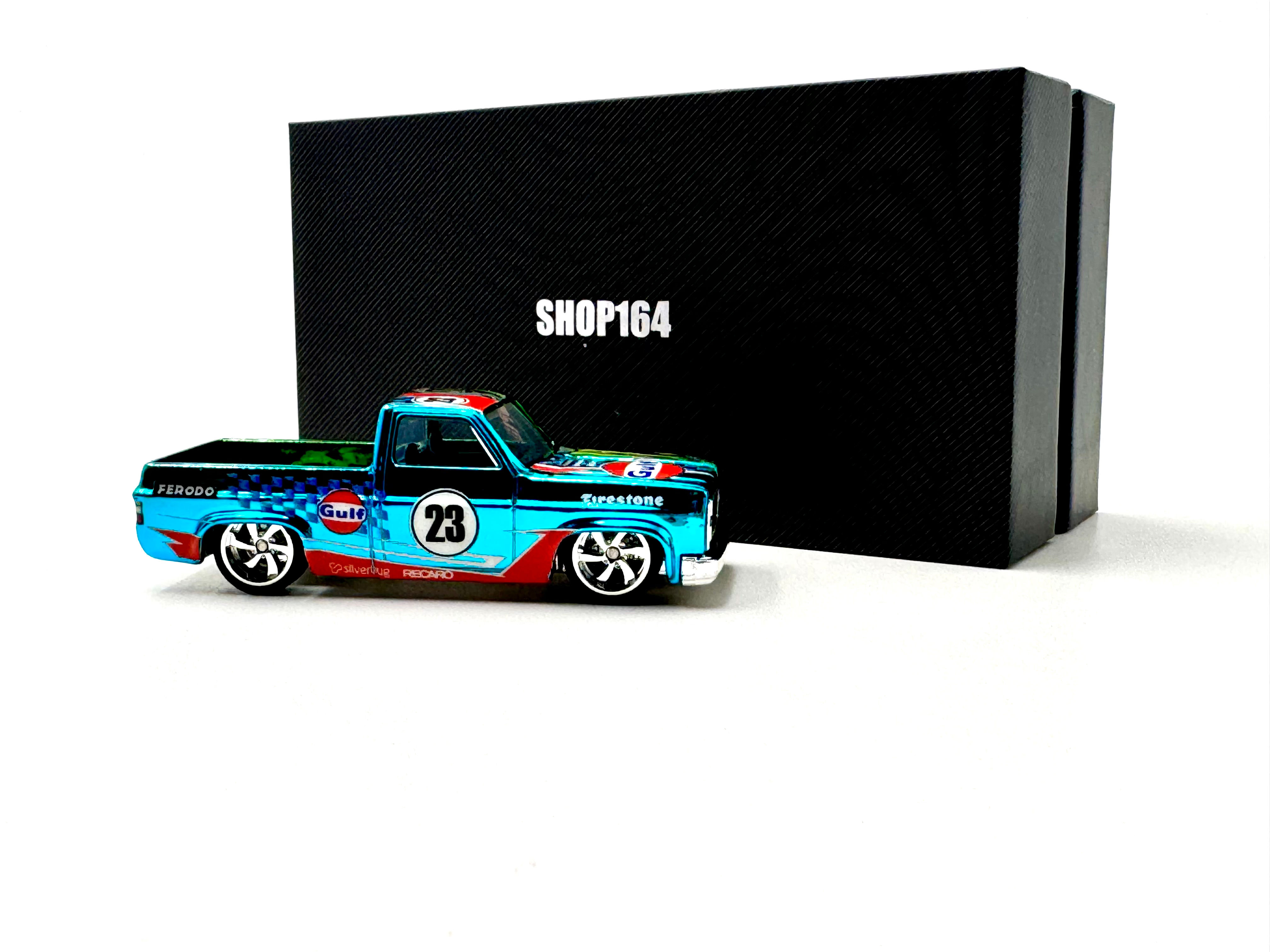 Gulf VS Monster 83 Silverado Custom Hot Wheels