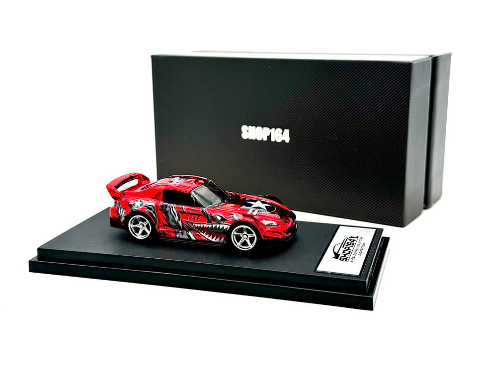 Thumbnail: Blue Monster Zebra Custom Hot Wheels - Click for Multiple Casting Options 