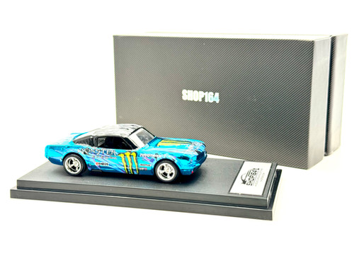 Blue Monster Zebra Custom Hot Wheels - Click for Multiple Casting