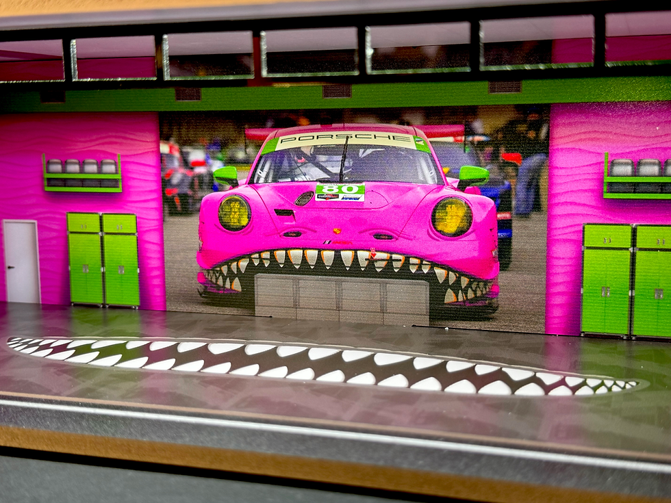Thumbnail: Rexy + Roxy V2 Porsche Combo Themed LED Diroama Display