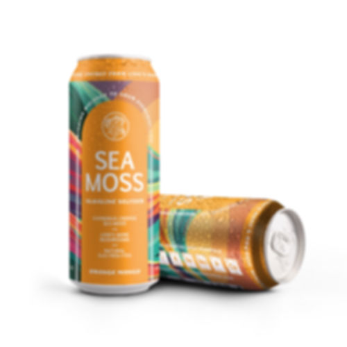 Sea Moss Seltzer Orange Mango