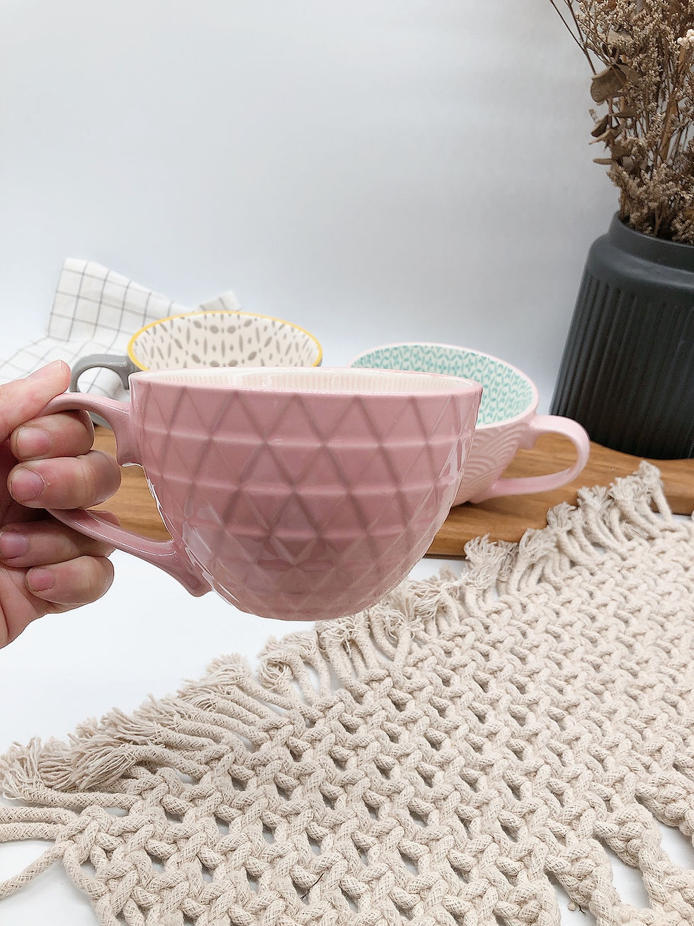Thumbnail: Textured Cups with print (3 designs)