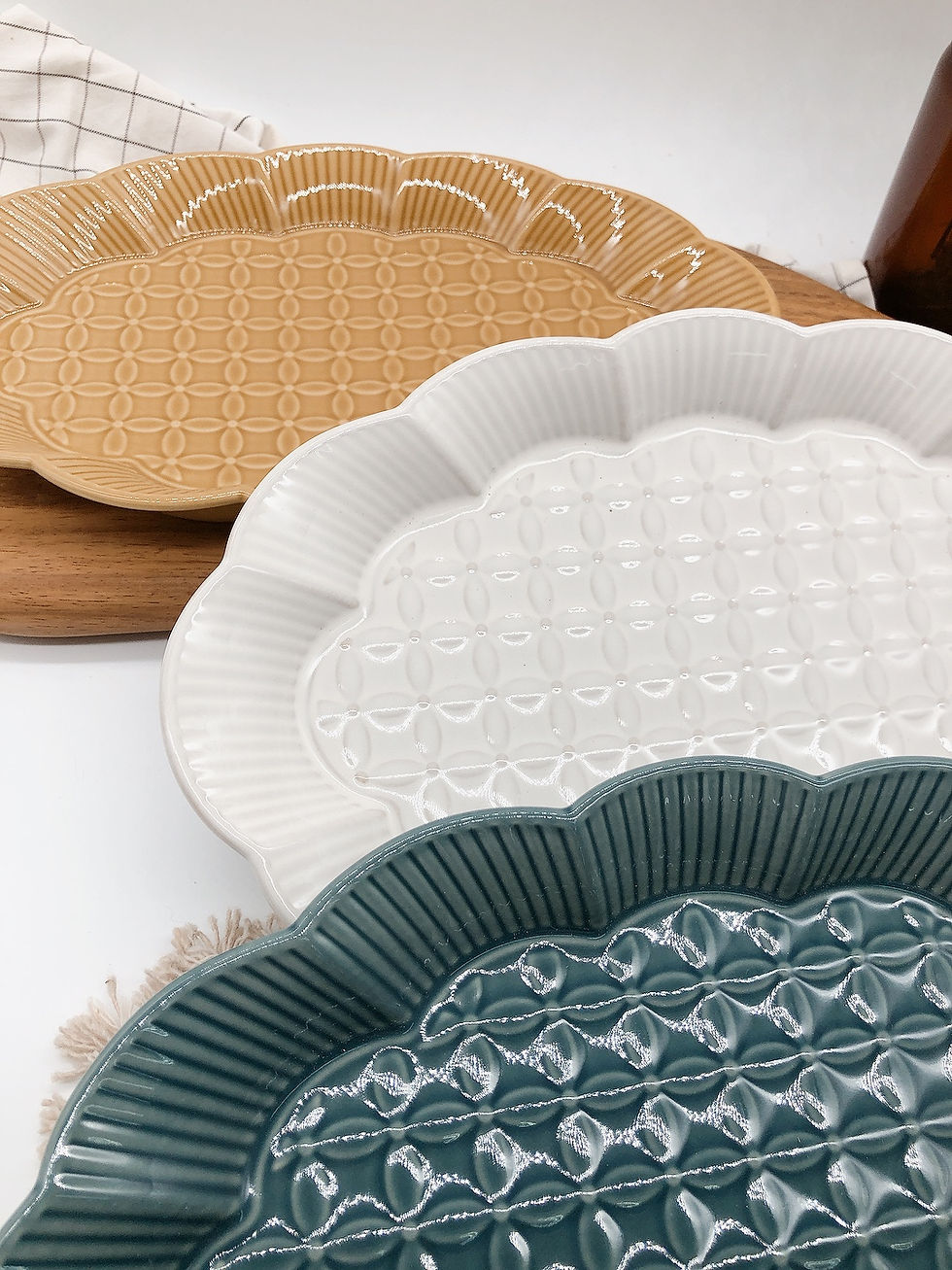 Thumbnail: Blossom | Oval Plate (3 Colours)