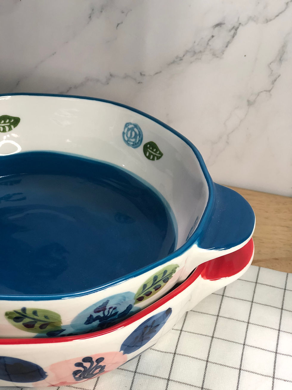 Thumbnail: Colour my life | Floral baking dish (2 colours)