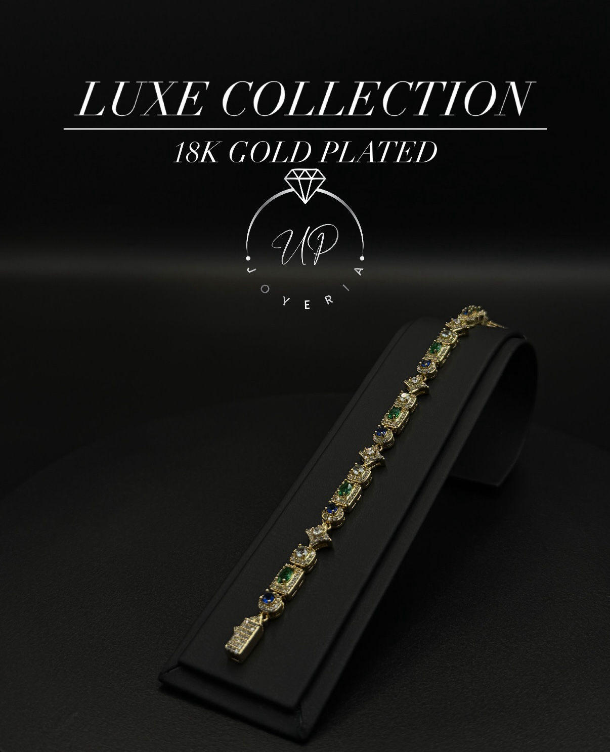 Pulso Three -Tone Cluster Gemstones Gold |18K|