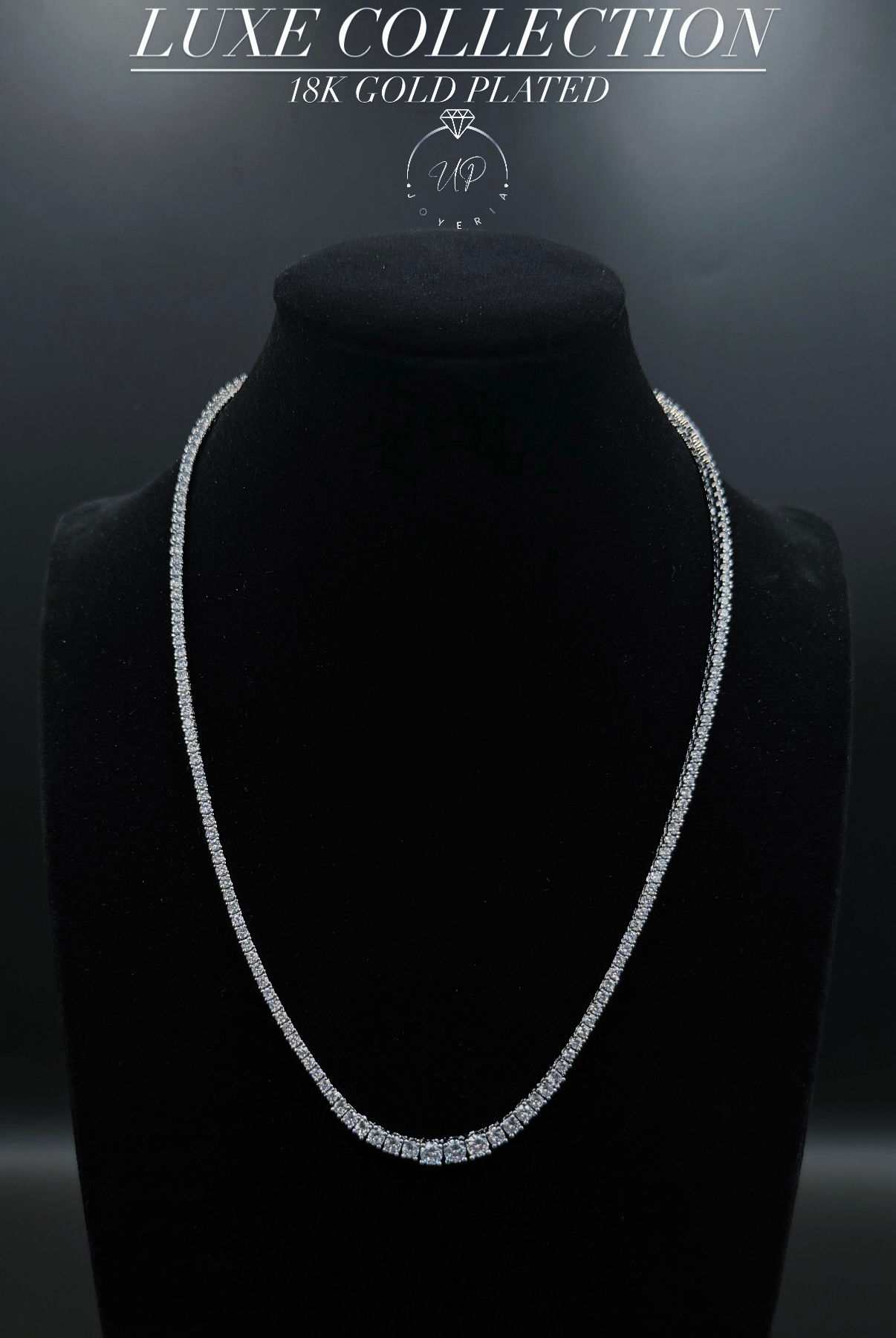 Colla Tenis |2.4MM| RHODIUM PLATING