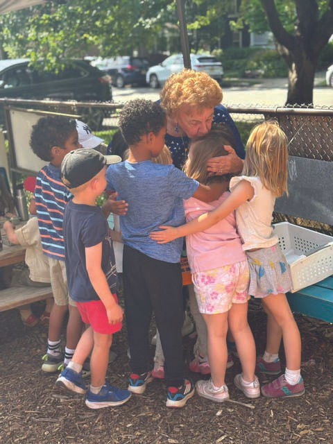The Adopt a Grandparent Program is a tradition at Morrow Memorial Preschool. 