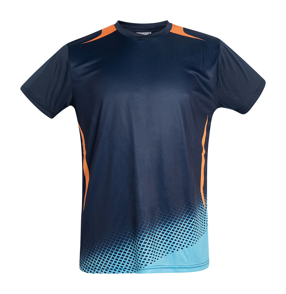 CAMISETA ELITE Acqua Royal — Marino / Celeste, vista frontal