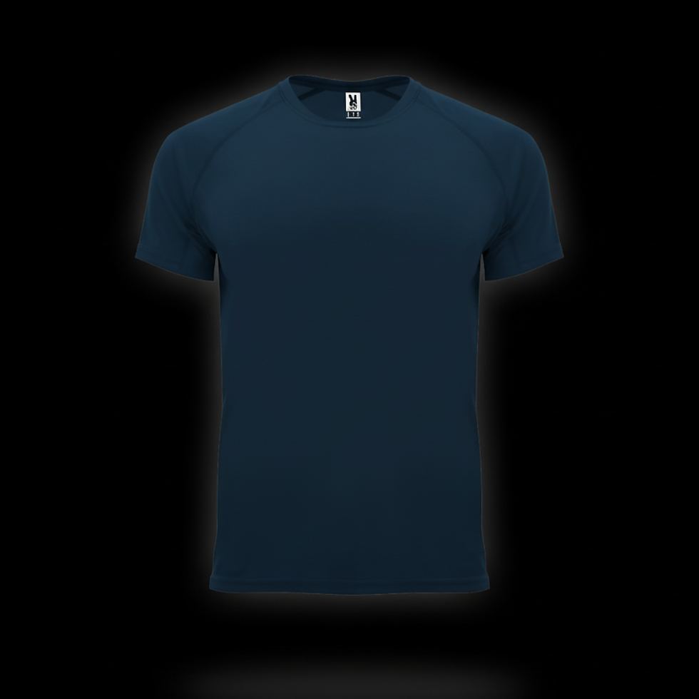 Camiseta bahrain azul marino, vista frontal