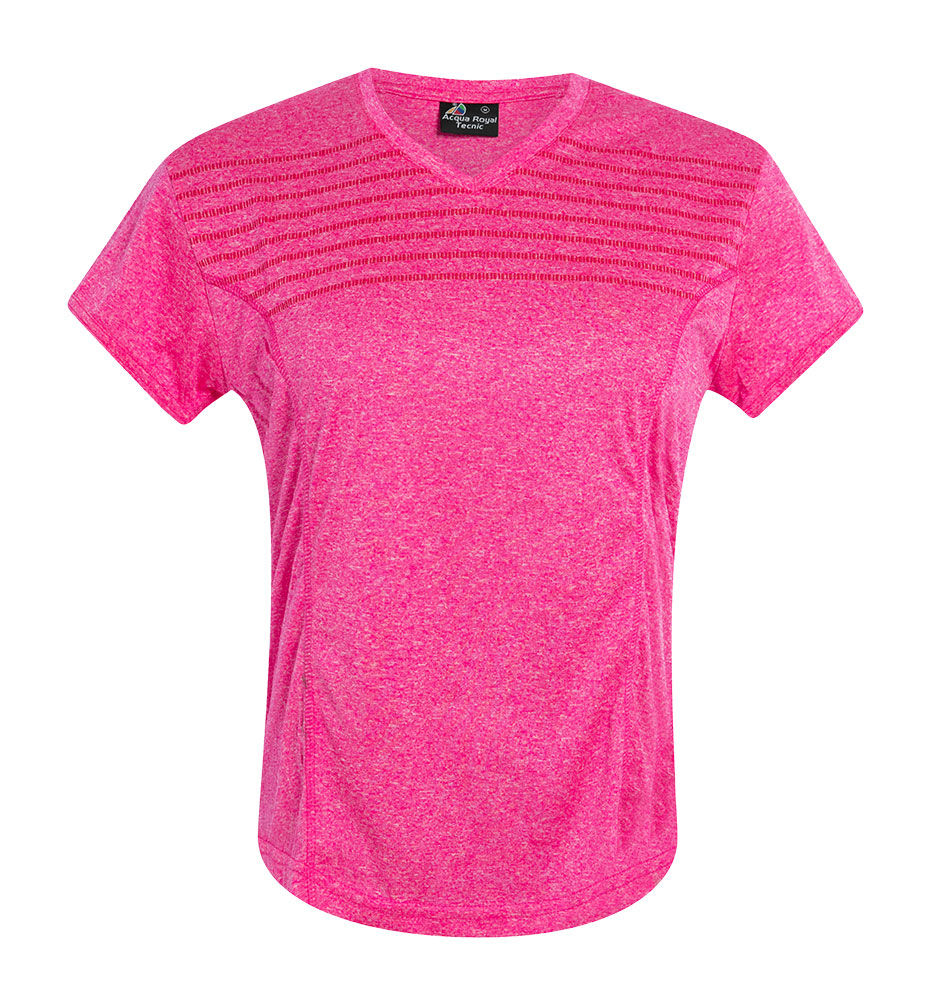 CAMISETA STELLA Acqua Royal — Fucsia, vista frontal