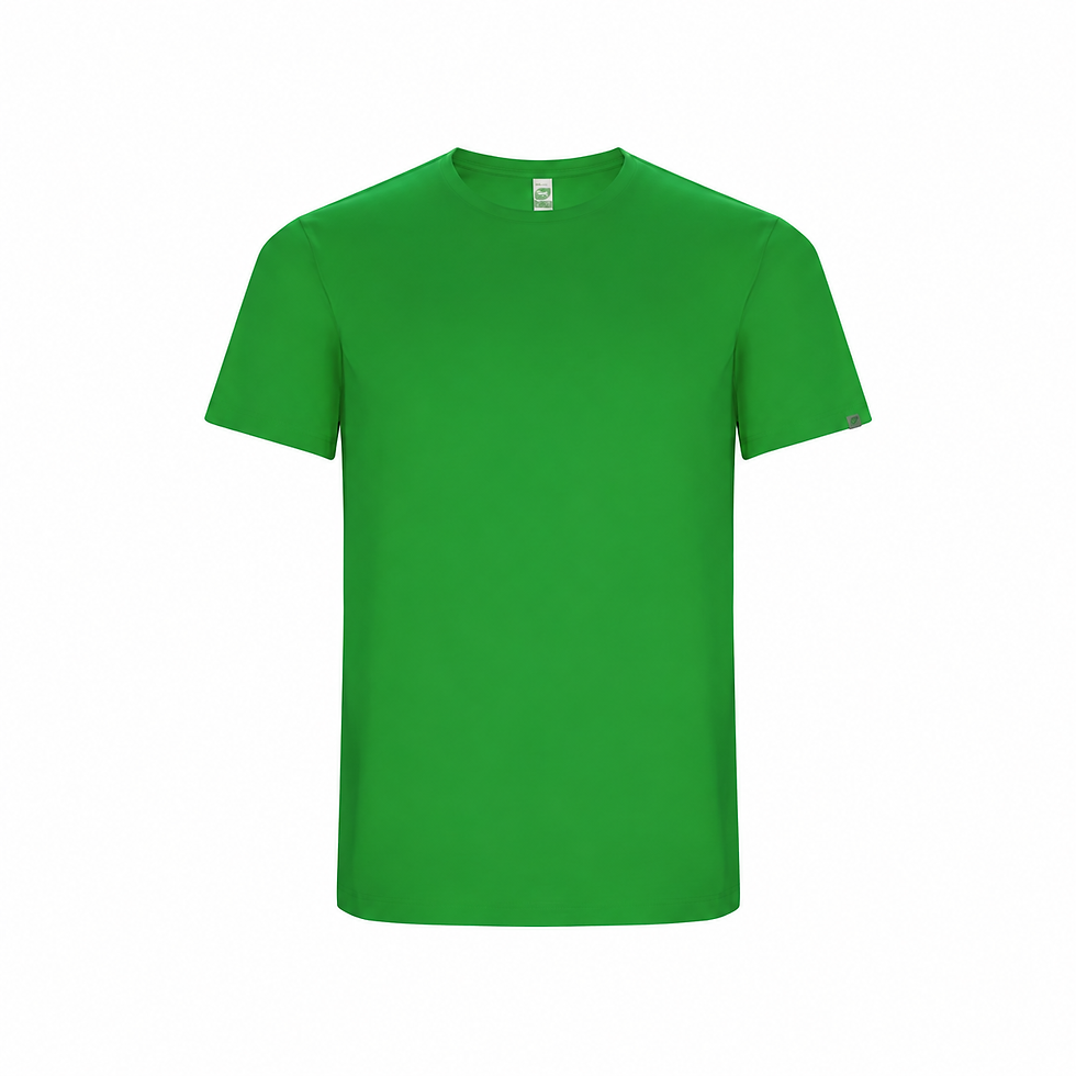 Camiseta imola verde, vista frontal