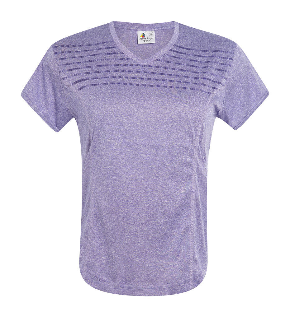 CAMISETA STELLA Acqua Royal — Malva, vista frontal