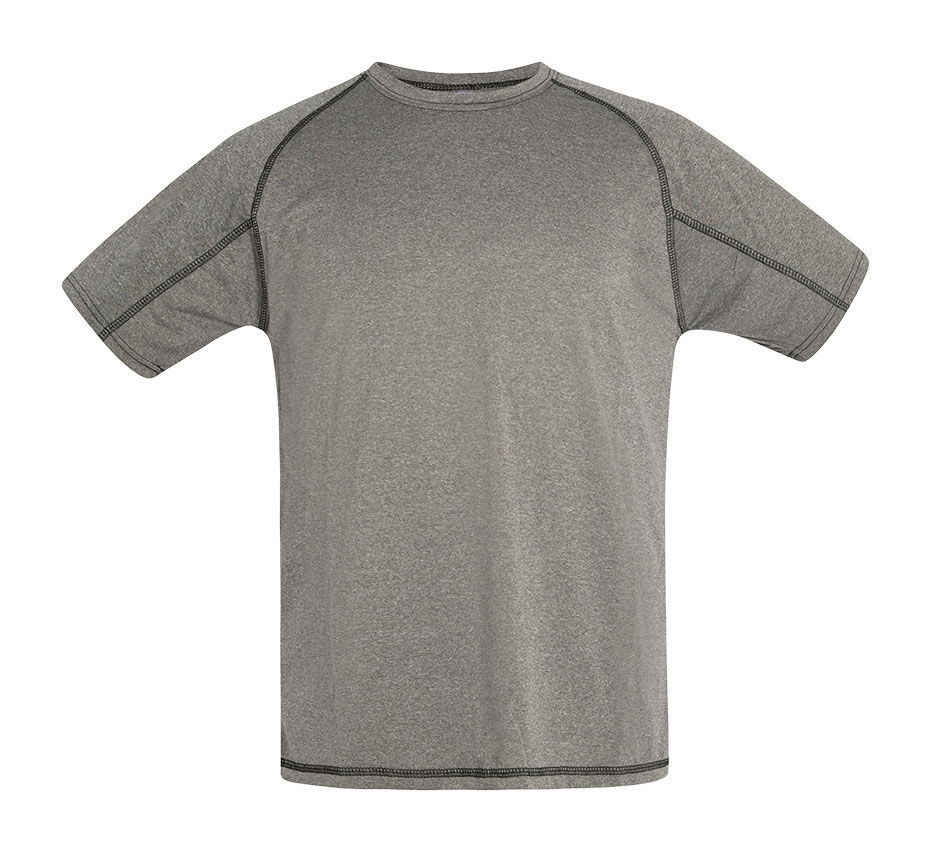 CAMISETA CHEVIOT Acqua Royal — Gris, vista frontal