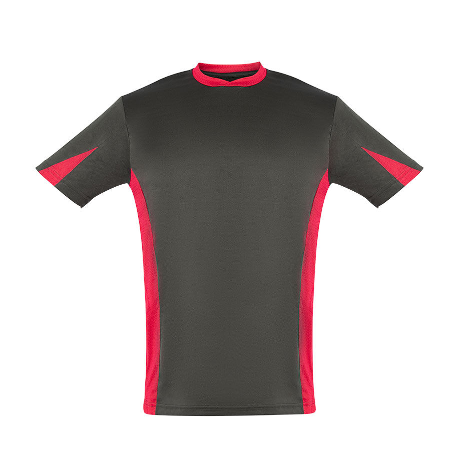 CAMISETA ATOM Acqua Royal — Gris Antracita / Fucsia, vista frontal