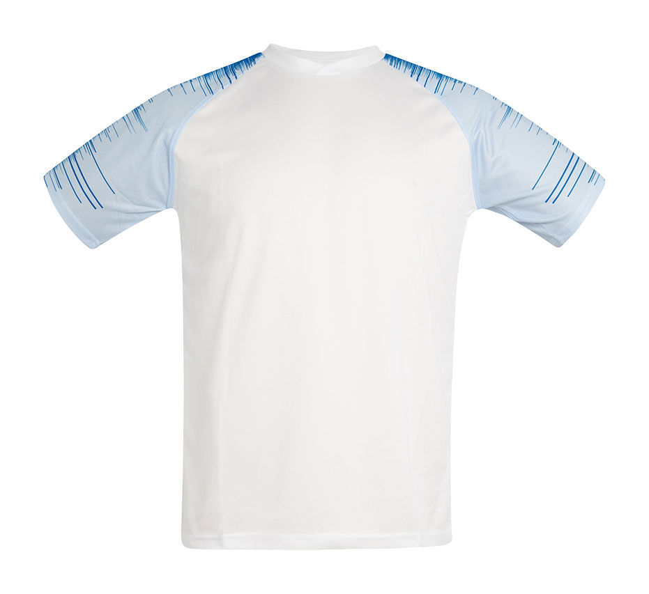CAMISETA EPIC Acqua Royal — Blanco / Royal, vista frontal