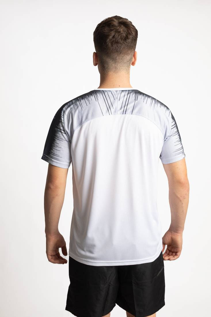 CAMISETA EPIC Acqua Royal — Blanco / Negro, vista frontal