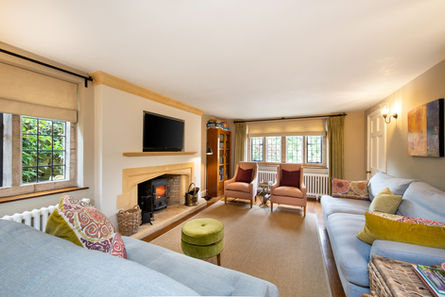 stylish reception in a cottage