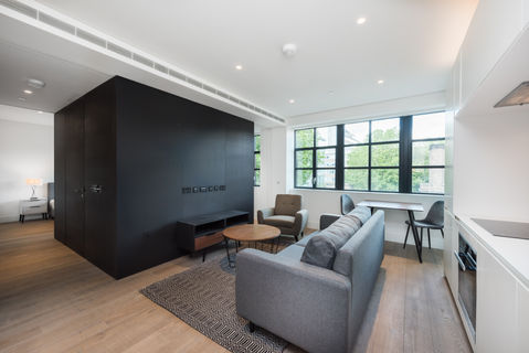 modern interior shot of a reception