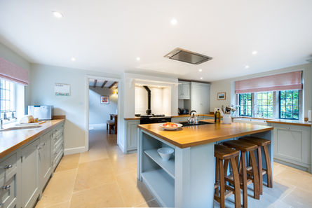stylish kitchen in a cottage