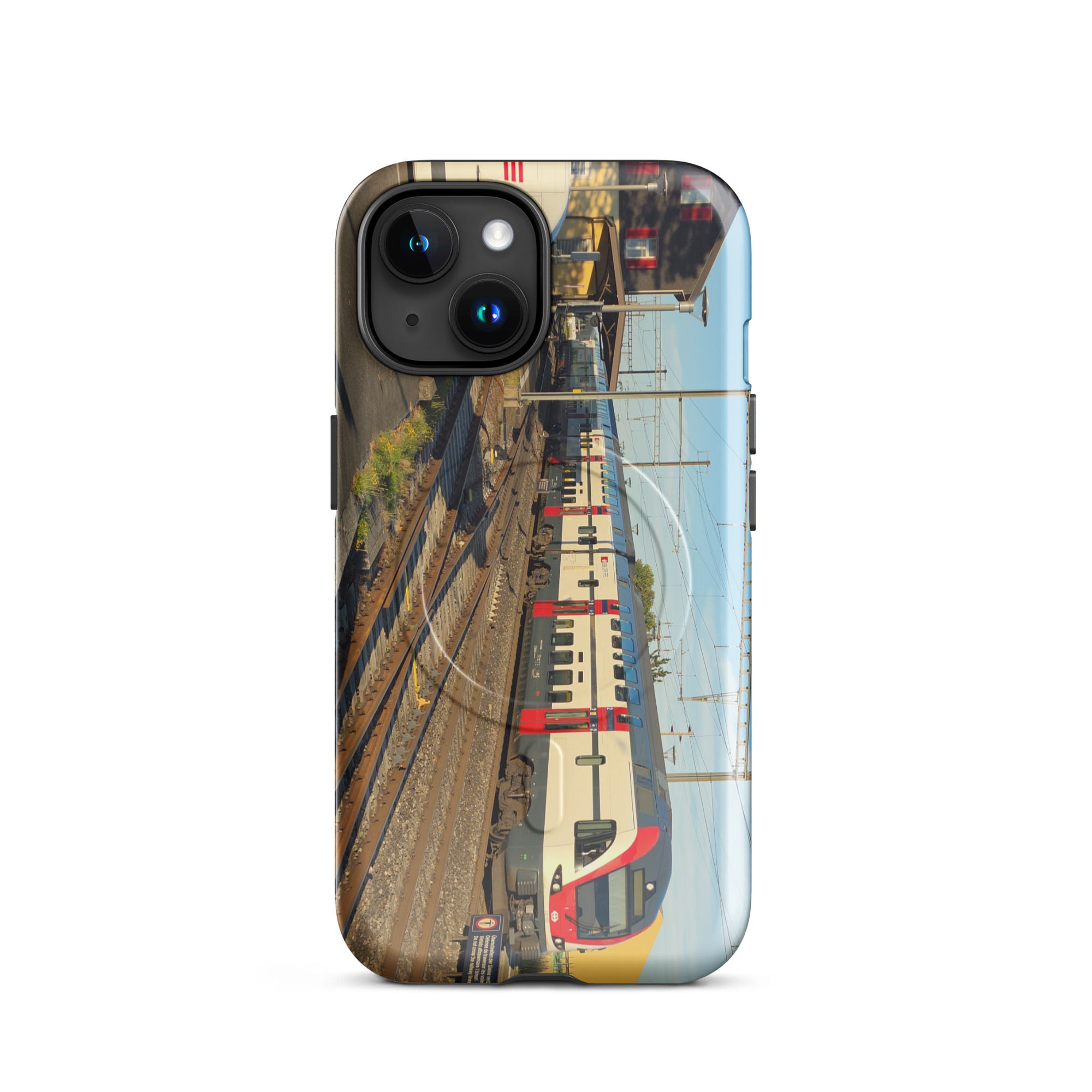 Hardcase iPhone®-Hülle mit MagSafe® - Motiv SBB RABe 511 Stadler Kiss