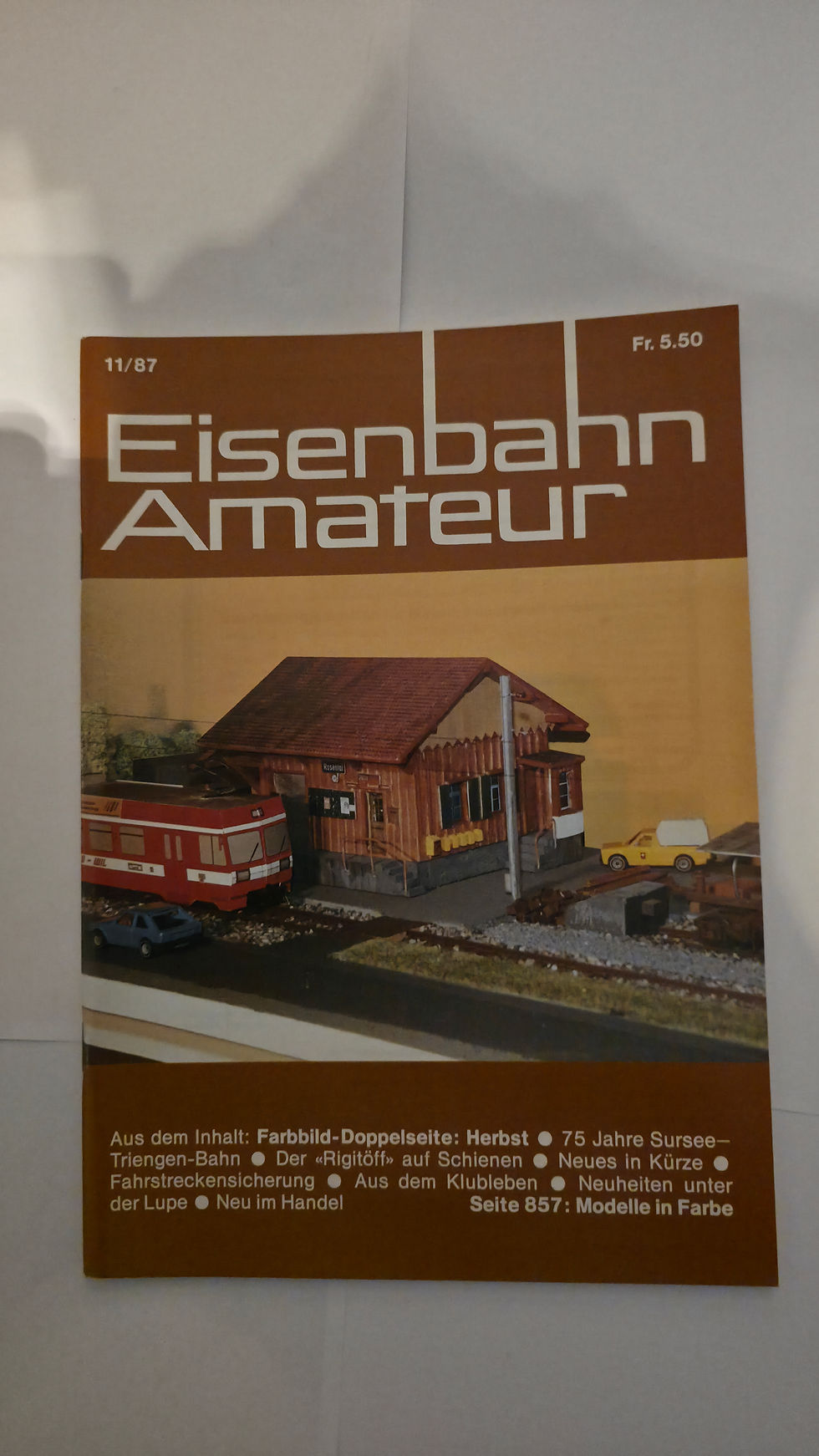 Miniaturbild: Eisenbahn Amateur Hefte Jahrgang 1987 guter Zustand 12 Stk