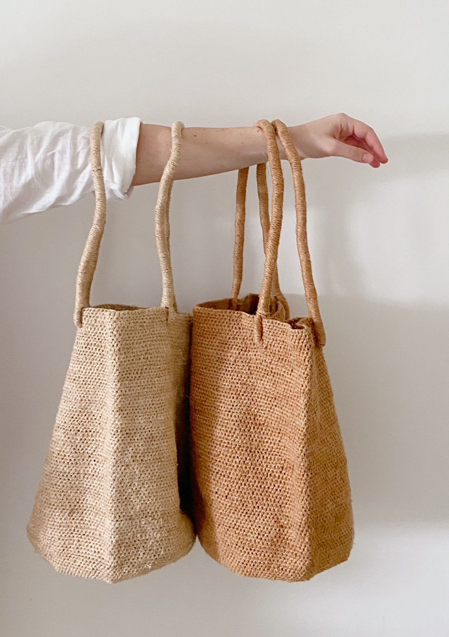 Miniatura: bolsa fibra natural cru clara