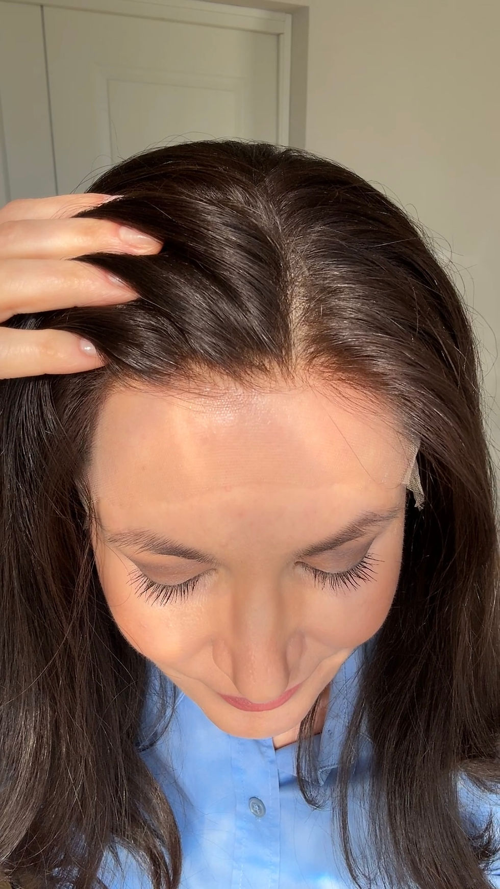 Miniatură: Siran 18" (S) Natural collection -Hand tied wig