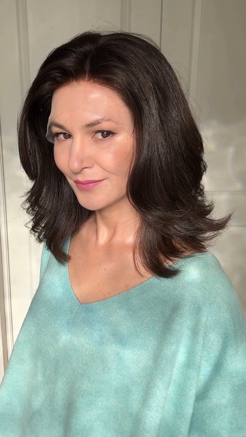 Miniatură: Siran 14" (M) Natural collection - Full hand tied wig