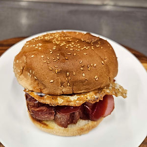 Sausage & Egg Burger Roll