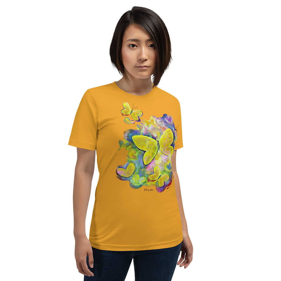 섬네일: Short-Sleeve Unisex T-Shirt - Full Of Hope