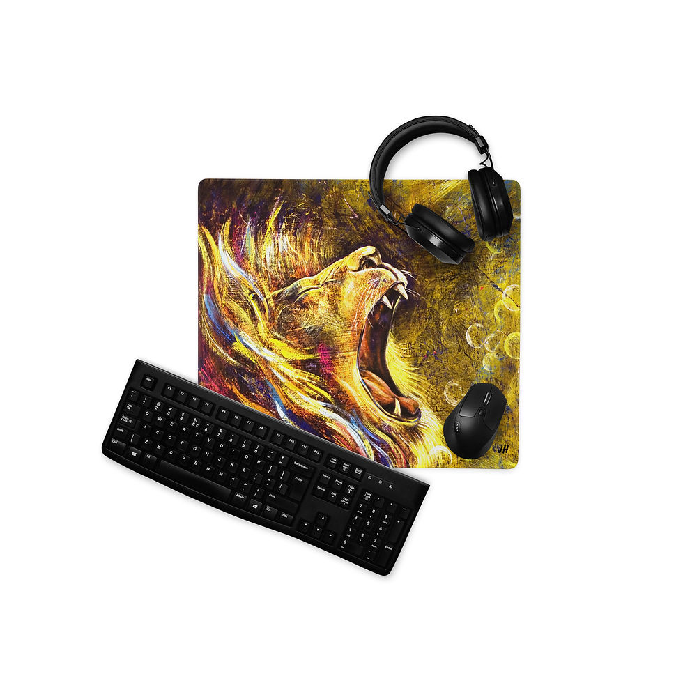 섬네일: Gaming mouse pad - Roaring Lion 